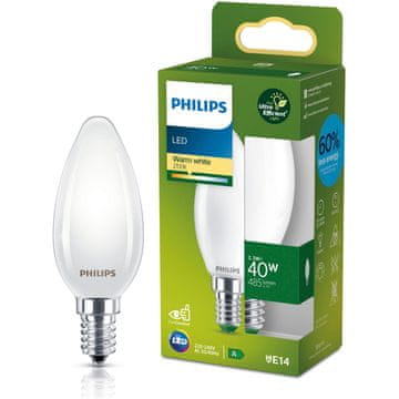 Philips LED E14 svijeća B35 2.3W 485lm 2700K matirano staklo