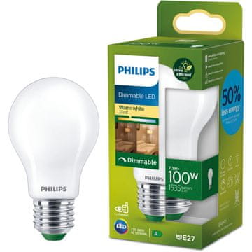Philips LED E27 normalna A60 7.3W 1535lm 2700K matirana prigušljiva