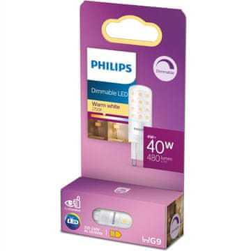 Philips LED G9 kapsula 4W 480lm prigušljiva 2700K toplo bijelo