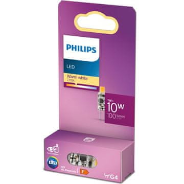 Philips LED G4 kapsula 1W 12V 100lm toplo bijela micro