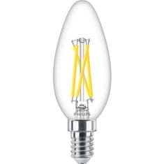 Philips LED E14 krunska žarulja 2.5W 340lm WarmGlow prozirna