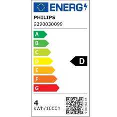 Philips LED E27 normalna 3.4W 470lm WarmGlow prigušiva prozirna