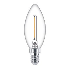 Philips LED E14 Crown prozirna 1.4W 136lm 2700K za luster