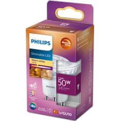 Philips LED GU10 reflektor 3,8W prigušljiv topli sjaj 345lm