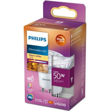 Philips LED GU10 reflektor 3,8W prigušljiv topli sjaj 345lm
