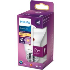 Philips LED E27 žarulja 7,5W senzor sumraka 806lm 2700K