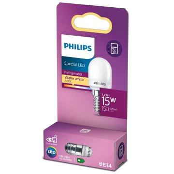Philips LED E14 žarulja za hladnjak T25 1,7W 150lm matirana