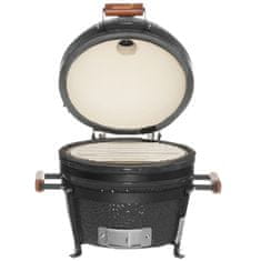 Mustang Kamado roštilj na drveni ugljen, keramički, 16 inča, rešetka od nehrđajućeg čelika