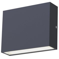 Northix Zidna LED svjetiljka IP54 3000K 4W 210lm Antracit