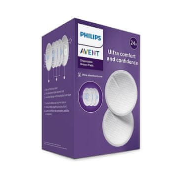 Philips Avent jastučići za grudi za jednokratnu upotrebu, 24 komada