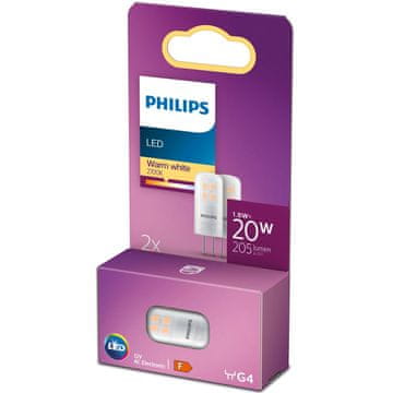 Philips Pakiranje od 2 LED G4 kapsule 20W 12V 205lm
