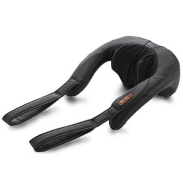 Champion Shiatsu masažer za vrat ramena i leđa s grijanjem crni