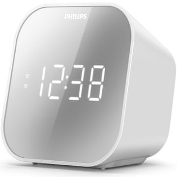 Philips Radio sa satom FM USB punjenje zrcalni LED zaslon