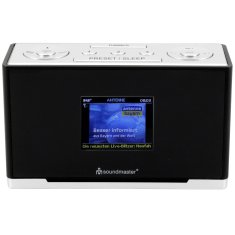 Soundmaster DAB plus FM radio sa satom zaslon u boji dvostruki alarm