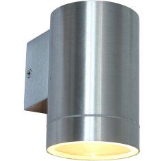 Northix Zidna svjetiljka, grlo GU10, IP44, aluminij