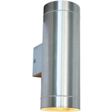 Northix Zidna svjetiljka 2x GU10 grlo IP44 Aluminij