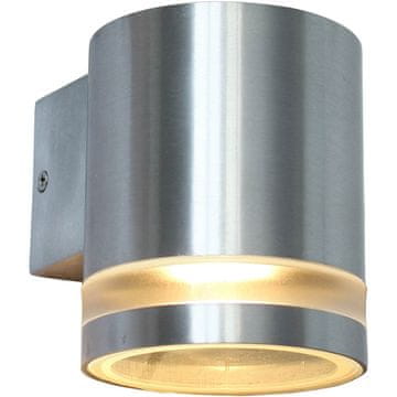 Northix Zidna svjetiljka GU10 grlo IP44 Aluminij