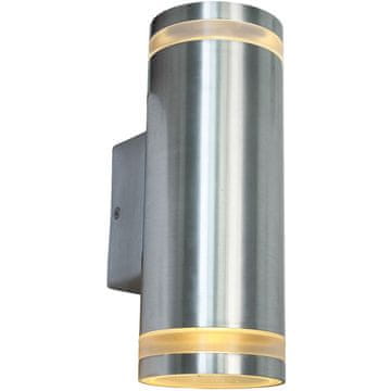 Northix Zidna svjetiljka 2x GU10 grlo IP44 Aluminij