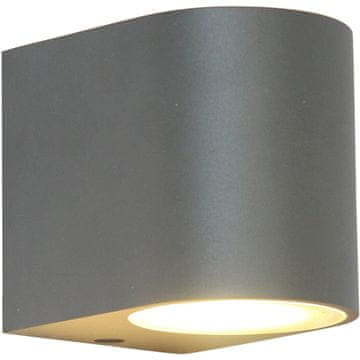 Northix Zidna svjetiljka GU10 grlo IP44 Antracit