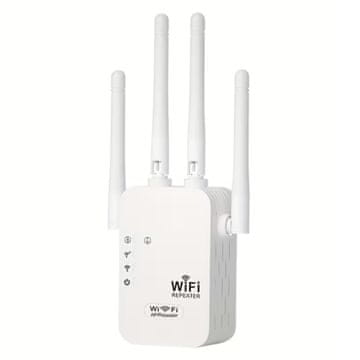 VYZIO® Dvopojasni WiFi pojačivač signala 1200 Mbps, 2.4/5 GHz, 4 antene, Ethernet | WIFINA 4G