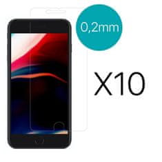 Champion Zaštitne folije od kaljenog stakla 9H 0,2 mm za iPhone 7 8 SE 10 kom