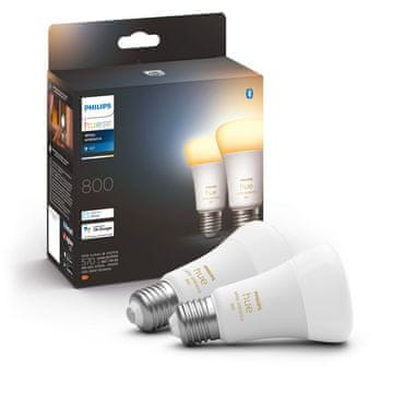 Philips E27 pametne LED žarulje toplo hladno bijelo set 2