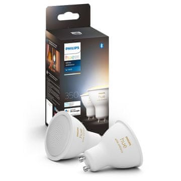 Philips GU10 pametne LED žarulje toplo hladno bijelo Bluetooth 2 kom
