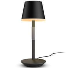 Philips Prijenosna pametna stolna LED lampa 370 lm baterijska crna