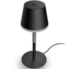 Philips Prijenosna pametna stolna LED lampa 370 lm baterijska crna
