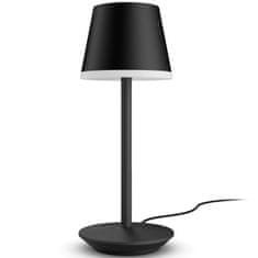 Philips Prijenosna pametna stolna LED lampa 370 lm baterijska crna