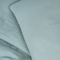 Northix Muslin deka Deluxe ledeno zelena
