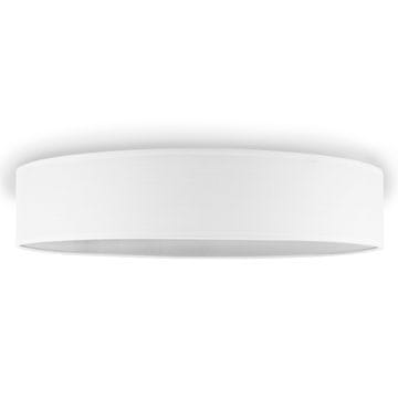 Northix Stropna svjetiljka Tekstil Ø50cm Bijela