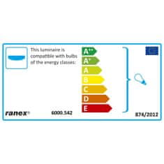 Smartwares Stropna lampa Tekstil Ø40cm Bijela