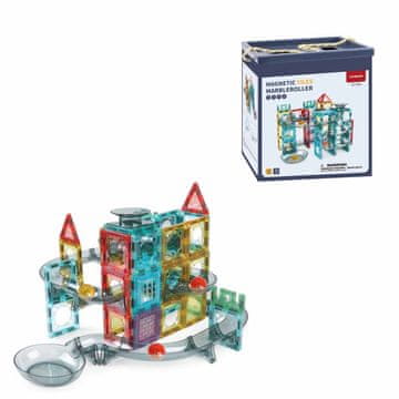 Magnetic Tiles Magnetski set za gradnju Mramorni valjak 72 komada - Magnetne pločice