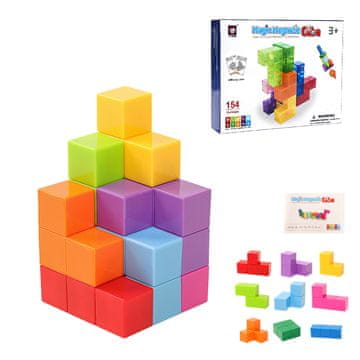 Magnetic Tiles Magnetski set za gradnju Magična magnetska kocka 9