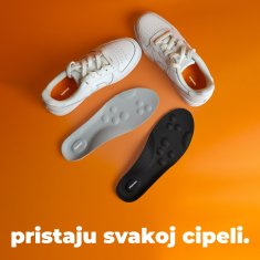 Stepease Ortopedski ulošci s masažnim točkama za ublažavanje boli, potpora svoda, prilagodljivo rezanje | STEPEASE narančasta, 43 - 44