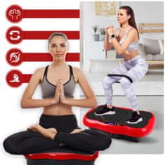 LIVEFY Fit Plate vibracijska platforma za vježbanje, crna