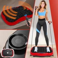 LIVEFY Fit Plate vibracijska platforma za vježbanje, crna