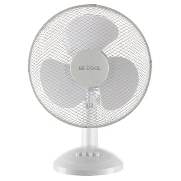 Be Cool stolni ventilator 30 cm BC12TF bijele boje
