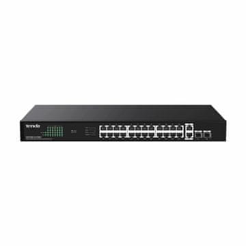 Tenda prekidač Giga 26-port rack 24x PoE 2xSFP TEG1128P-24-250W