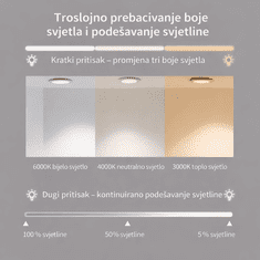 S6 Steklarstvo Šest LED ogledalo S612B, 60x100cm