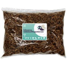 Mersjo Sušene larve crne vojničke muhe za gmazove, glodavce i ribe 1kg BSF