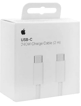 Apple Podatkovni kabel MU2G3ZM/A Type C na Type C utikač - original (EU Blister) 2M 240W - pleten