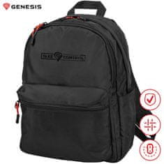 Genesis Pallad 200 2v1 univerzalni nahrbtnik, 19 L, 6 žepov, črn