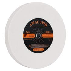 Nikcorp Brusna ploča za stolnu brusilicu, bijeli aluminijev oksid, 200 x 25 mm, rupa 16 mm, za kaljeni i legirani čelik