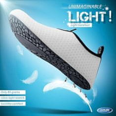 Nikcorp Cipele za vodu brzosušeće, unisex obuća za plažu, bazen i sportove na vodi, protuklizni potplat, bijele, veličina 44/45 EU