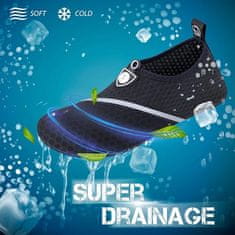 Nikcorp Cipele za vodu brzosušeće, unisex obuća za plažu i ronjenje, protuklizni potplat, lagana konstrukcija, veličina 42/43