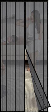 Nikcorp Magnetna mreža za balkonska vrata 95 x 225 cm, zaštitna zavjesa protiv insekata i komaraca, automatsko magnetno zatvaranje