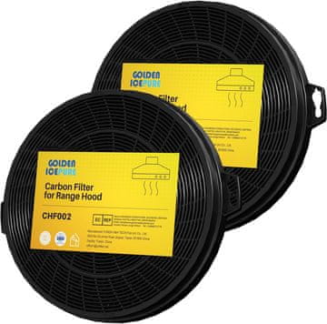 Nikcorp Ugljeni filtar za kuhinjsku napu 210 x 31 mm, set 2 komada, univerzalni uložak s aktivnim ugljenom za upijanje mirisa