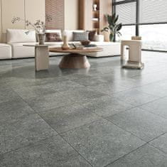 Nikcorp Samoljepljive vinilne podne pločice PVC, imitacija granita, siva, 30x30 cm, vodootporne, set 15 komada, za kuhinju i kupaonicu